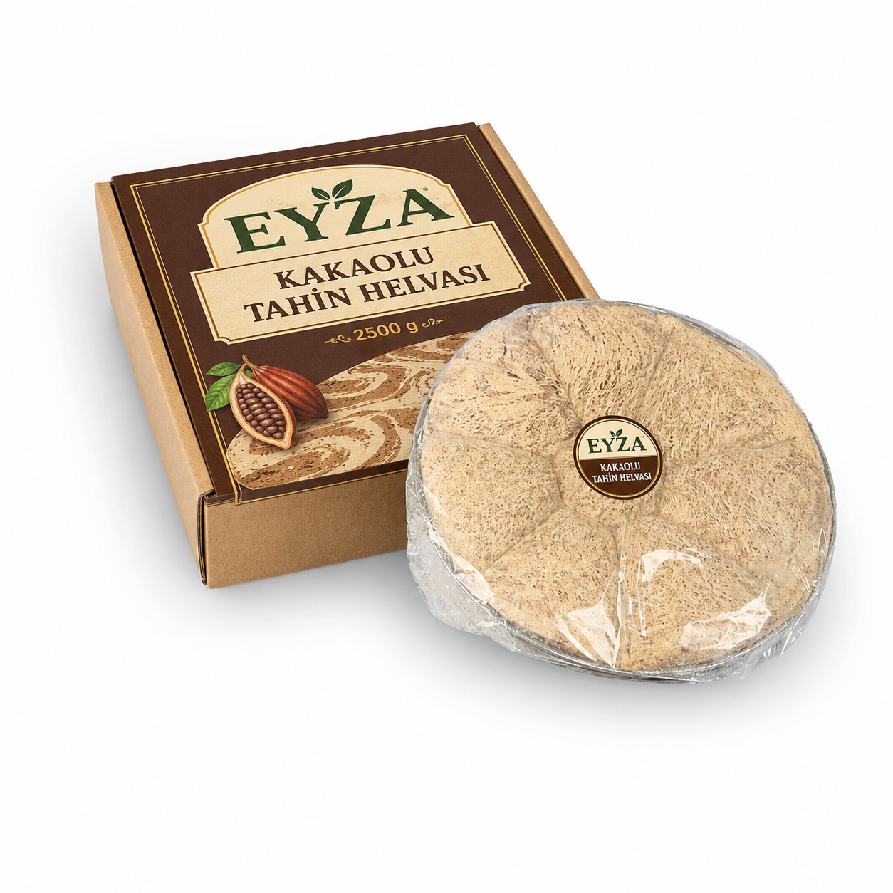 Eyza Kakaolu Tahin Helvası 2500 g Tepsi